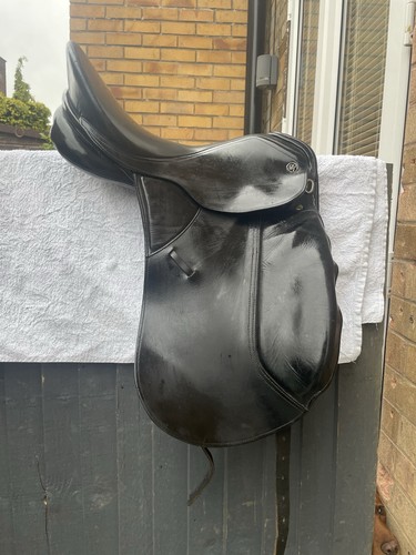 Kieffer dressage saddle black - dressage,