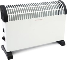 2000W Electric Convector Heater Thermostat 3 Heat Settings Overheat Protection
