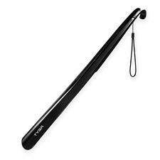 TYGA STORE Shoe Horn Extra Long Handled 23 inches, 58cm Comfortable (Black, 1)