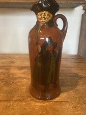 Antique Royal Doulton Kingsware ‘Night Watchman’ Flask By Charles Noke 1902