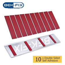 Number Plate Sticky Pads Heavy