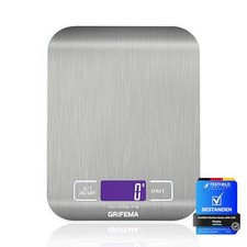 Stainless steel Digital Kitchen Scales Food Weighing Scales LCD Display 1g/5kg