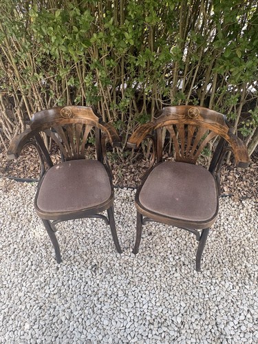Pair vintage thonet - thonet, style