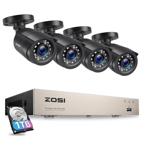 Zosi 8ch outdoor cctv - outdoor, camera