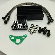 Black CNC Oil Cooler Kit &