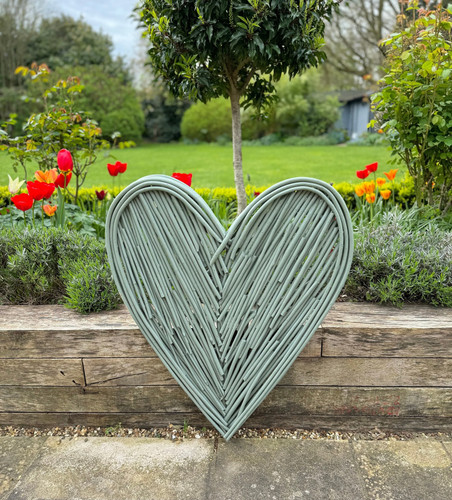 Large garden green wicker - large,