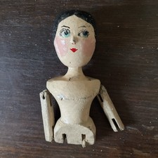 Antique Grodnertal wooden peg