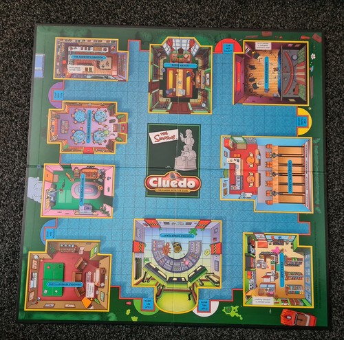 Cluedo the simpsons board game - simpsons,