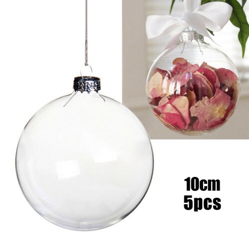Clear plastic balls - plastic, for