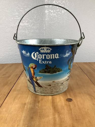 Corona extra metal ice bucket - ice,