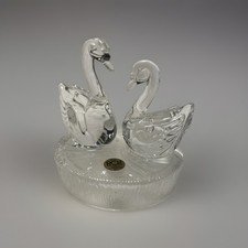 RCR Italian Lead Crystal Swan