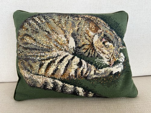 Ehrman naxos cat green cushion - ehrman,