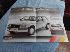 Vauxhall Nova Sport Brochure