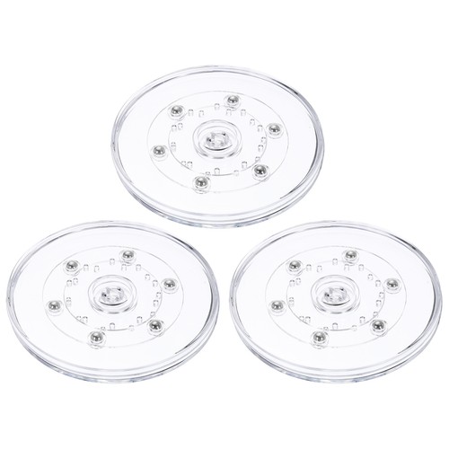 3pack acrylic lazy susan - 3pack,
