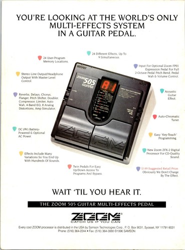 Aoom 505 guitar multi effects - 505,