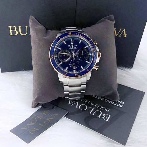 Bulova series blue dial - c,