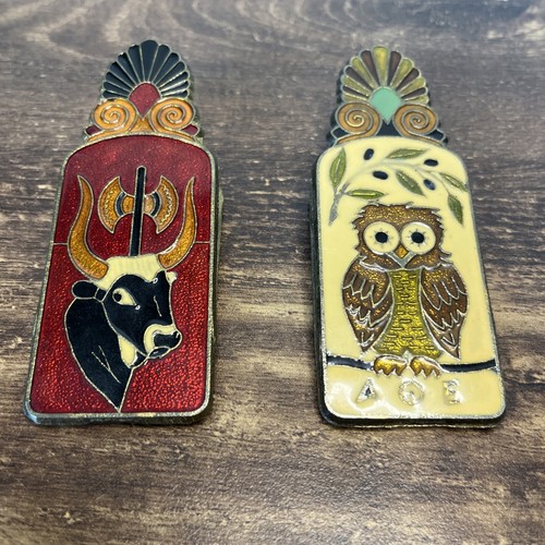Vintage enamel paper clip - vintage,