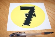 Barry Sheene Number 7 Decal -