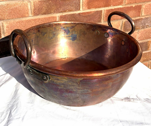 Vintage copper pot - 2, solid