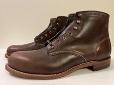 Wolverine 1000 Mile Plain Toe Original Boots Brown Leather Vibram Sole 11 W05301