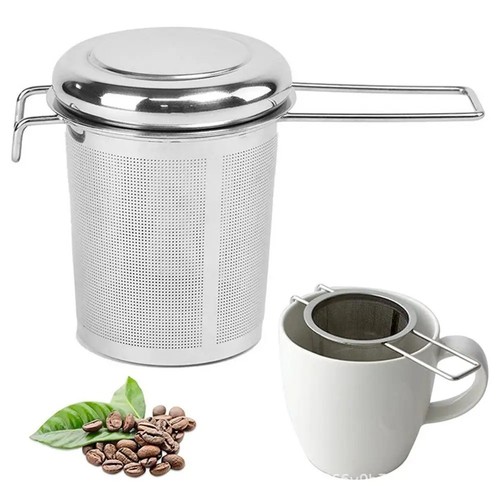 Stainless steel mesh tea - steel,