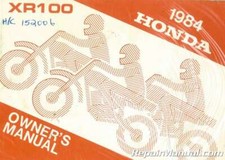 Used 1984 Honda XR100