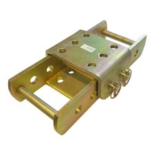 Extended Adjustable Tow Hitch Drop Plate 2 Pin For Land Rover 4x4 Towing Towbar