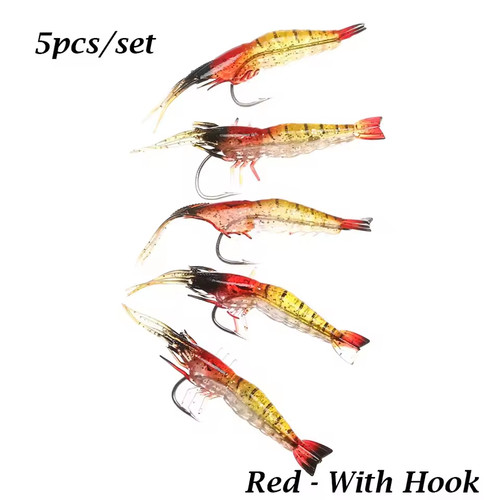 Soft silicone shrimp - silicone,