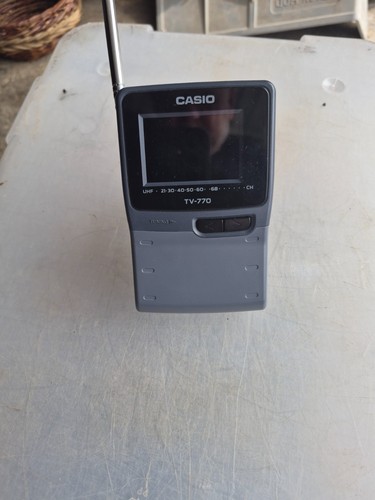 Casio 770d portable pocket - casio, tv-770d
