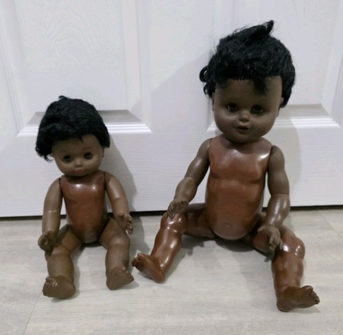 Vintage black baby - baby, doll