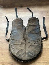 Brown Suede padded seat saver 