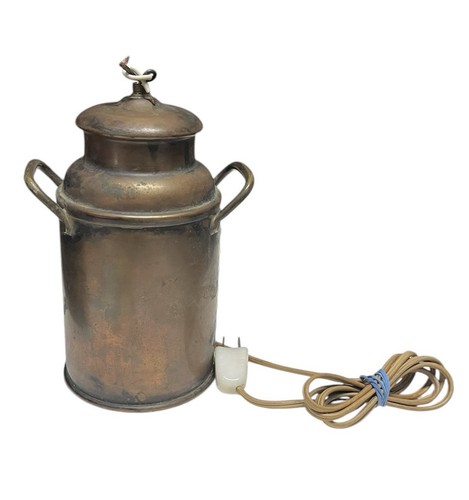 Vintage solid copper milk - solid,