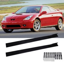 78.7'' Car Side Skirts Extension Rocker Panel Glossy For Toyota Celica 2002-2005