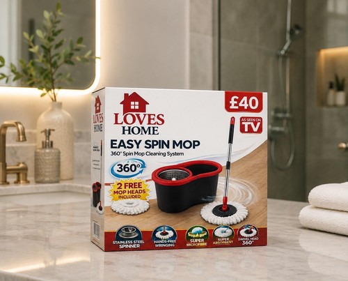 Viral 360 spin mop bucket - viral, set