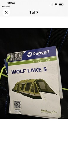 New wolf lake tent - new, 5