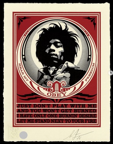 Shepard fairey obey print - print,