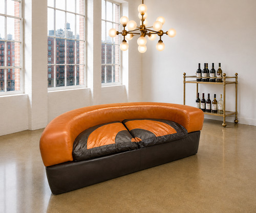 1970s crescent sofa - 1970s,