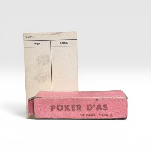 Vintage poker dice travel - travel, game