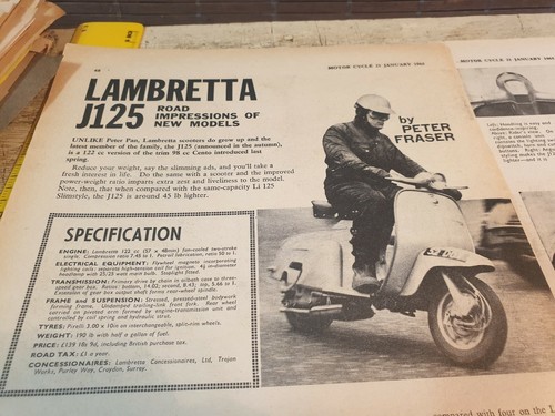 1965 lambretta j125 scooter - 1965,