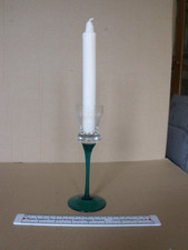 Tall Glass candle holder, with