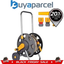 Hozelock 45m Free Standing Garden Hose Cart 20m Hose Pipe Connectors 2489