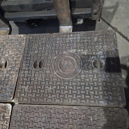 Reclaimed cast iron manhole - reclaimed,