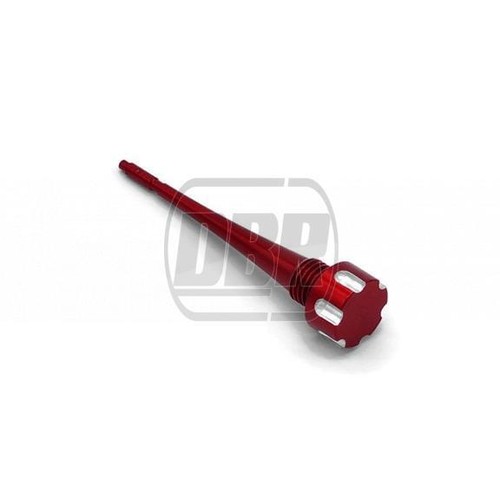 Red cnc alloy 123mm dipstick - cnc,