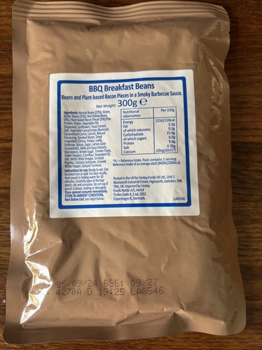 British army mod mre ration - mod,