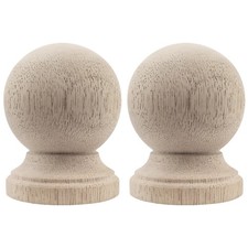 Unfinished Solid Wood Finials