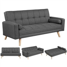 Fabric sofa bed seater click - bed,