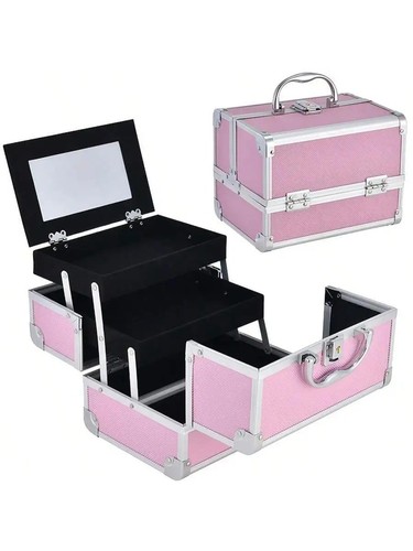 Rolling makeup case - rolling,