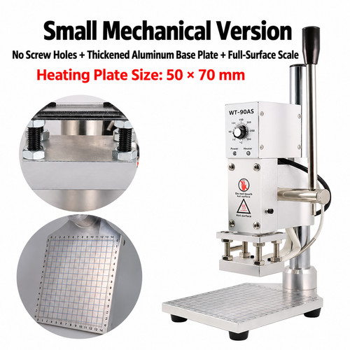 Manual hot foil - hot, logo