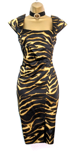 Karen millen gold black tiger - millen,