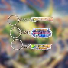 Pokemon Binder Tag Keychains -